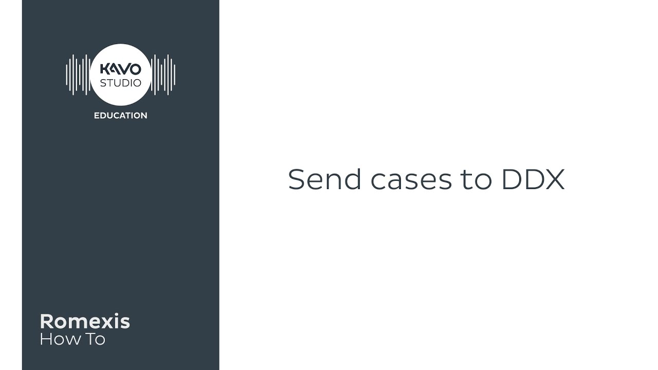 Romexis How To: Send cases to ddx