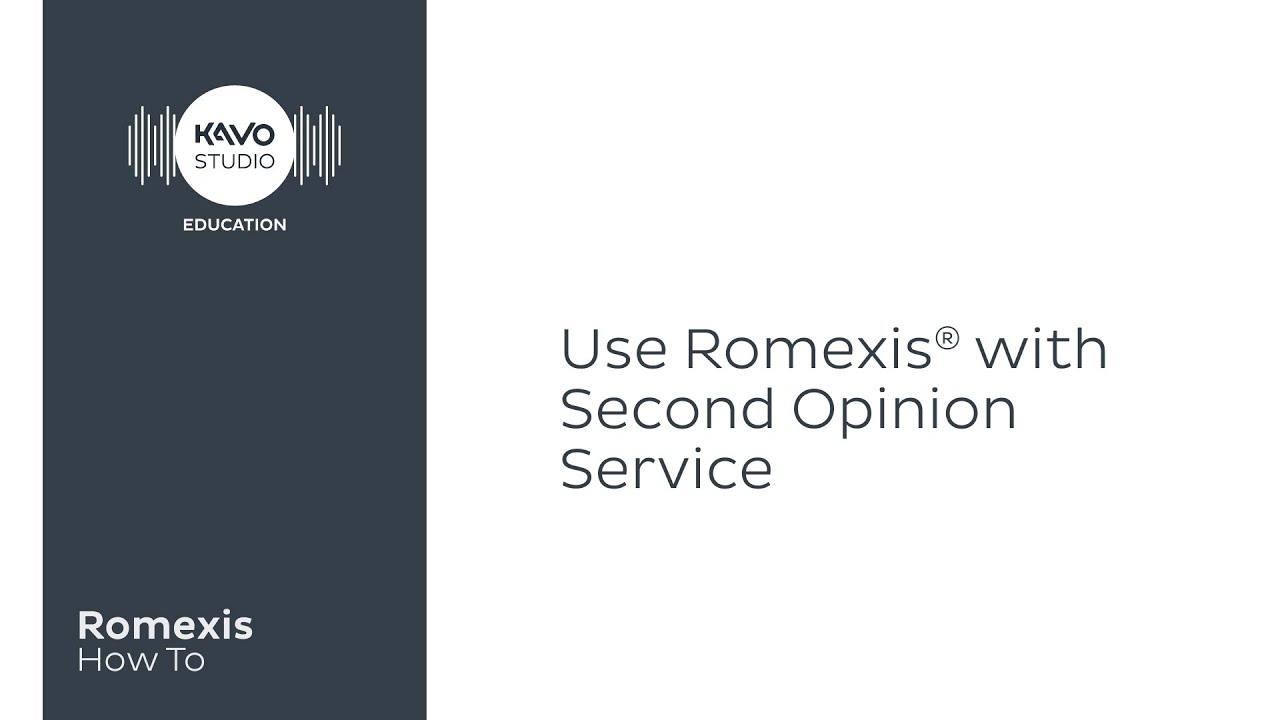 Romexis How To: Use Romexis with Second Opinion Service