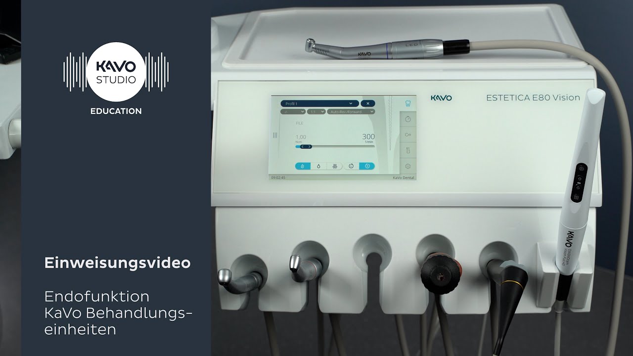 Endodontie Funktion an der KaVo Behandlungseinheit mit Touch Display