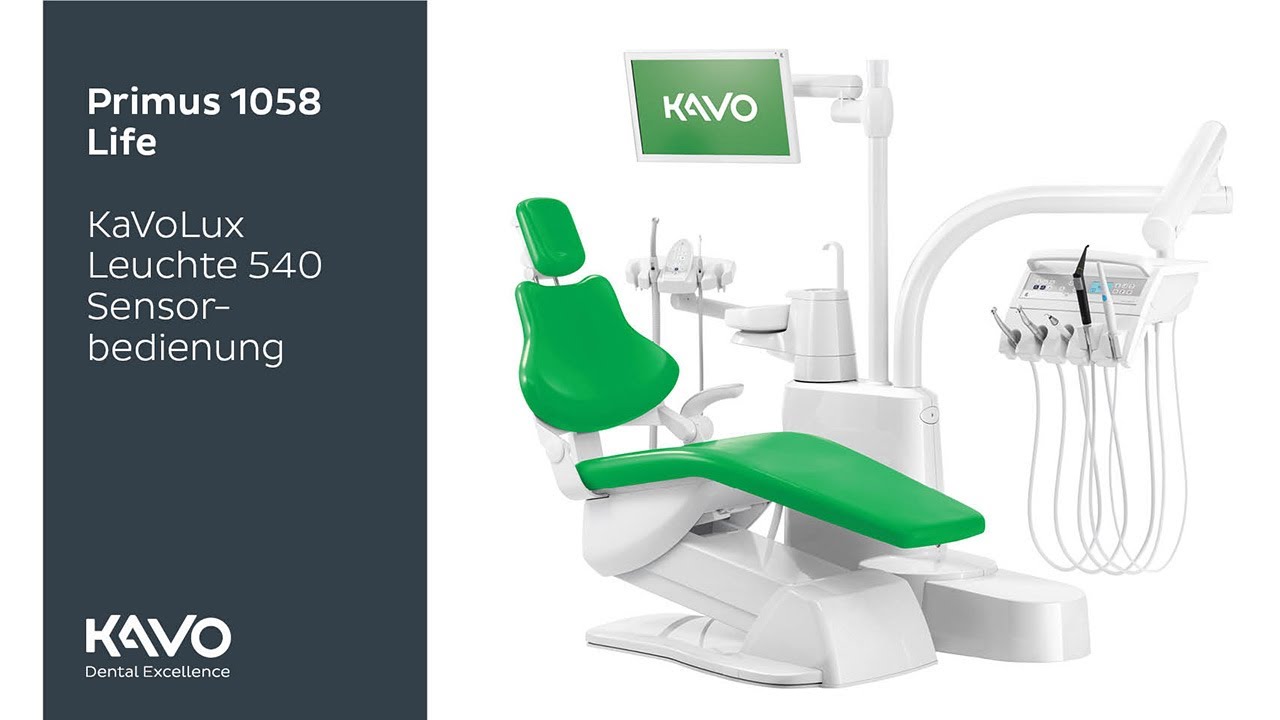 Einweisungsvideo: Primus 1058 Life - KaVoLux Leuchte 540 Sensorbedienung