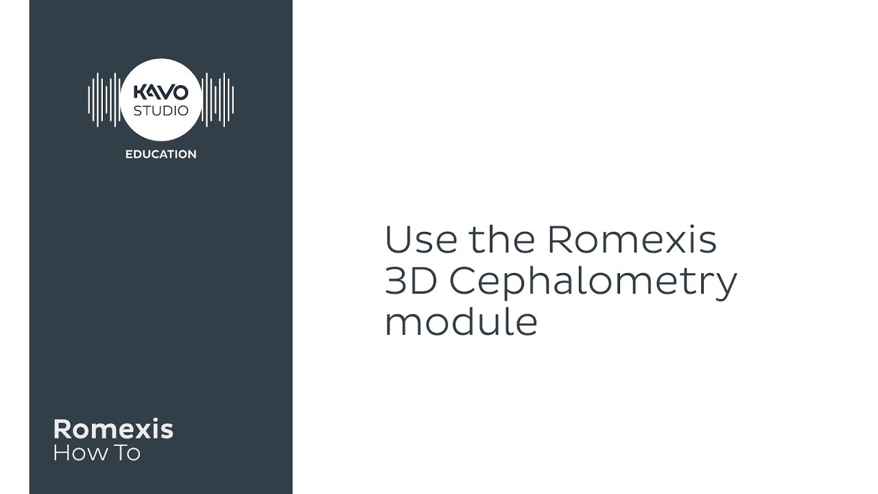 Romexis How To: Use the Romexis 3d Cephalometry module