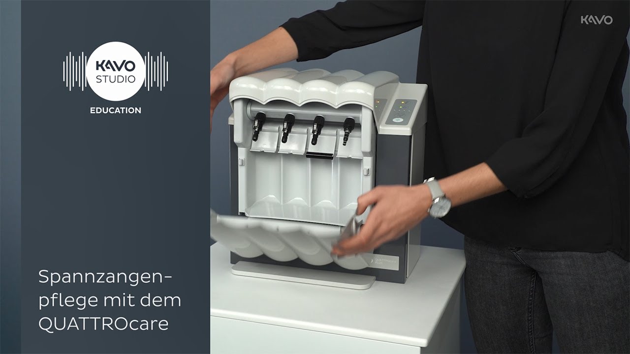 Spannzangenpflege mit dem KaVo QUATTROcare
