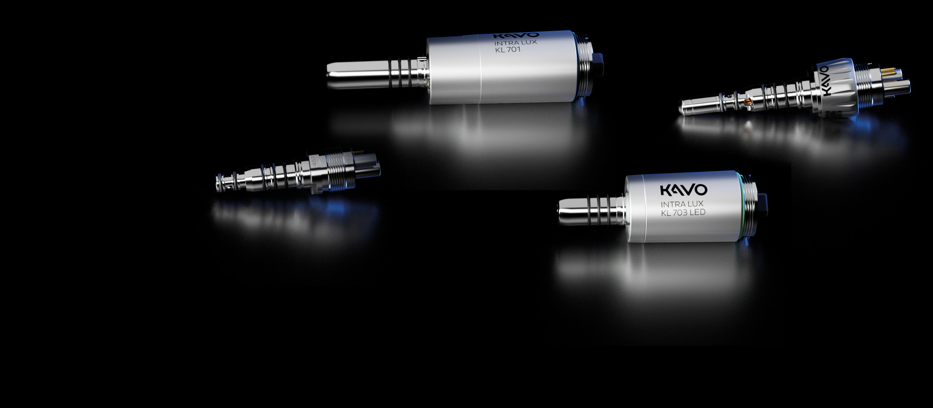 KaVo instruments can also be used with Sirona and NSK couplings